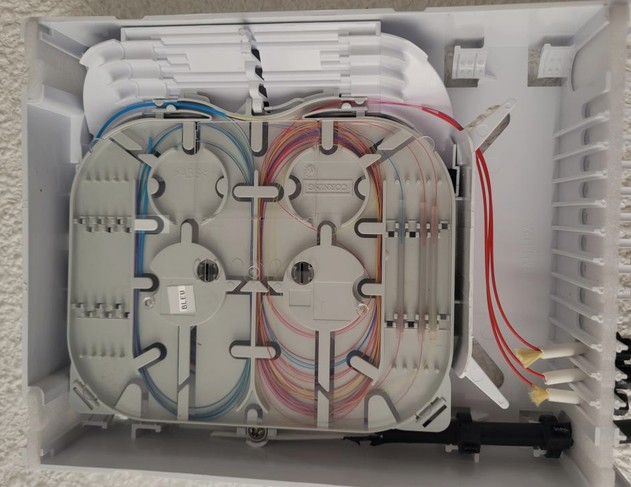 Déploiement de fibre optique FTTH